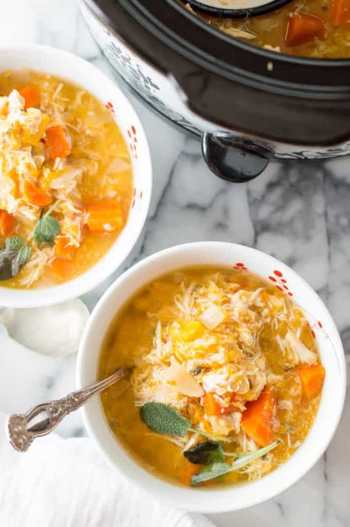 STYLECASTER | 15 Slow-Cooker Butternut Squash Recipes To Try This Fall | Chicken Butternut Squash Stew