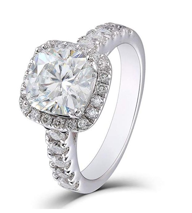 Square engagement ring amazon