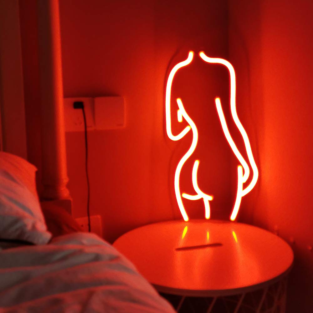 Lady Back Neon Sign Amazon