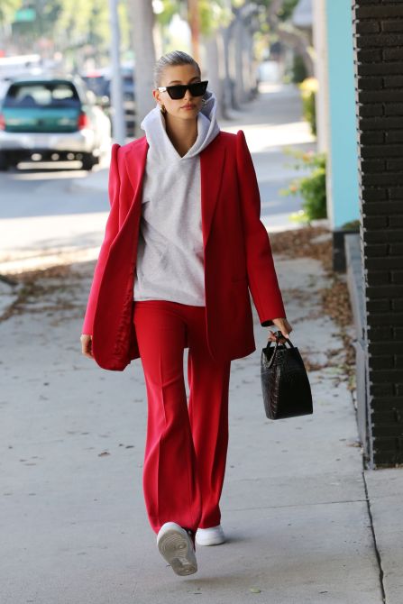 STYLECASTER | Hailey Bieber Street Style Blazers
