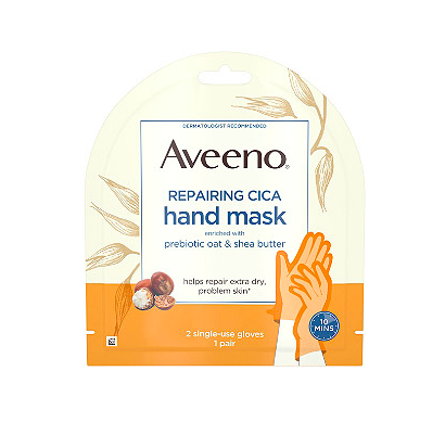 aveeno repairing cica hand mask