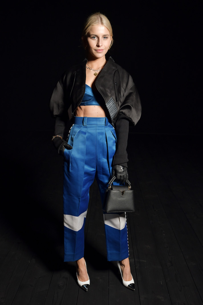 Louis Vuitton Front Row Paris Fashion Week 2020