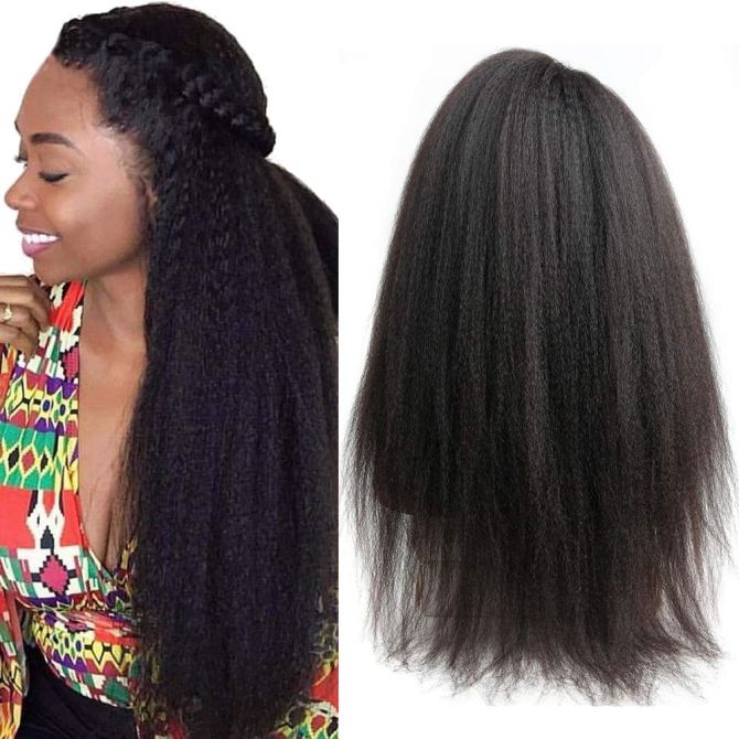 Sparkle Diva Kinky Straight 360 Wig