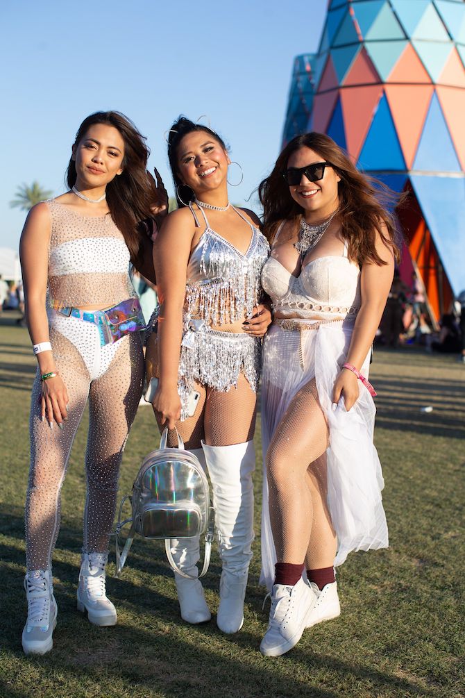STYLECASTER | Best Coachella Fashion | Guests in All White