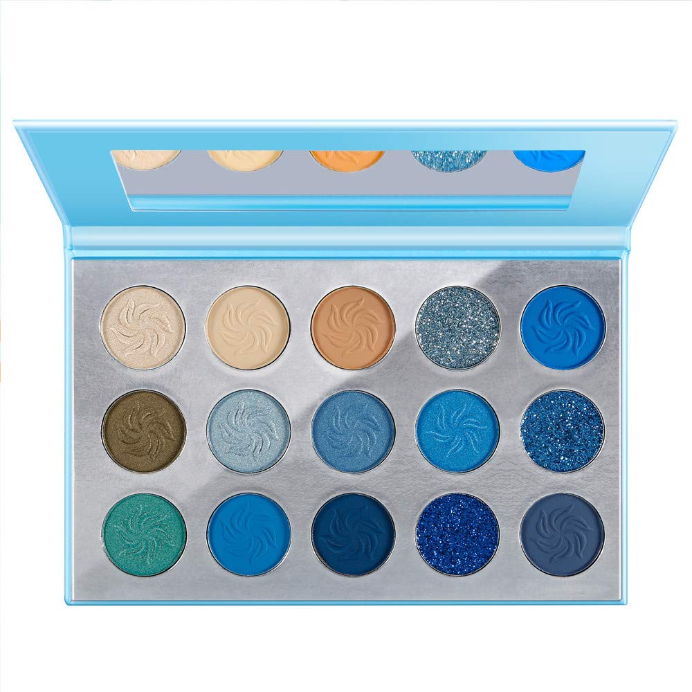 De'Lanci space blue eyeshadow palette