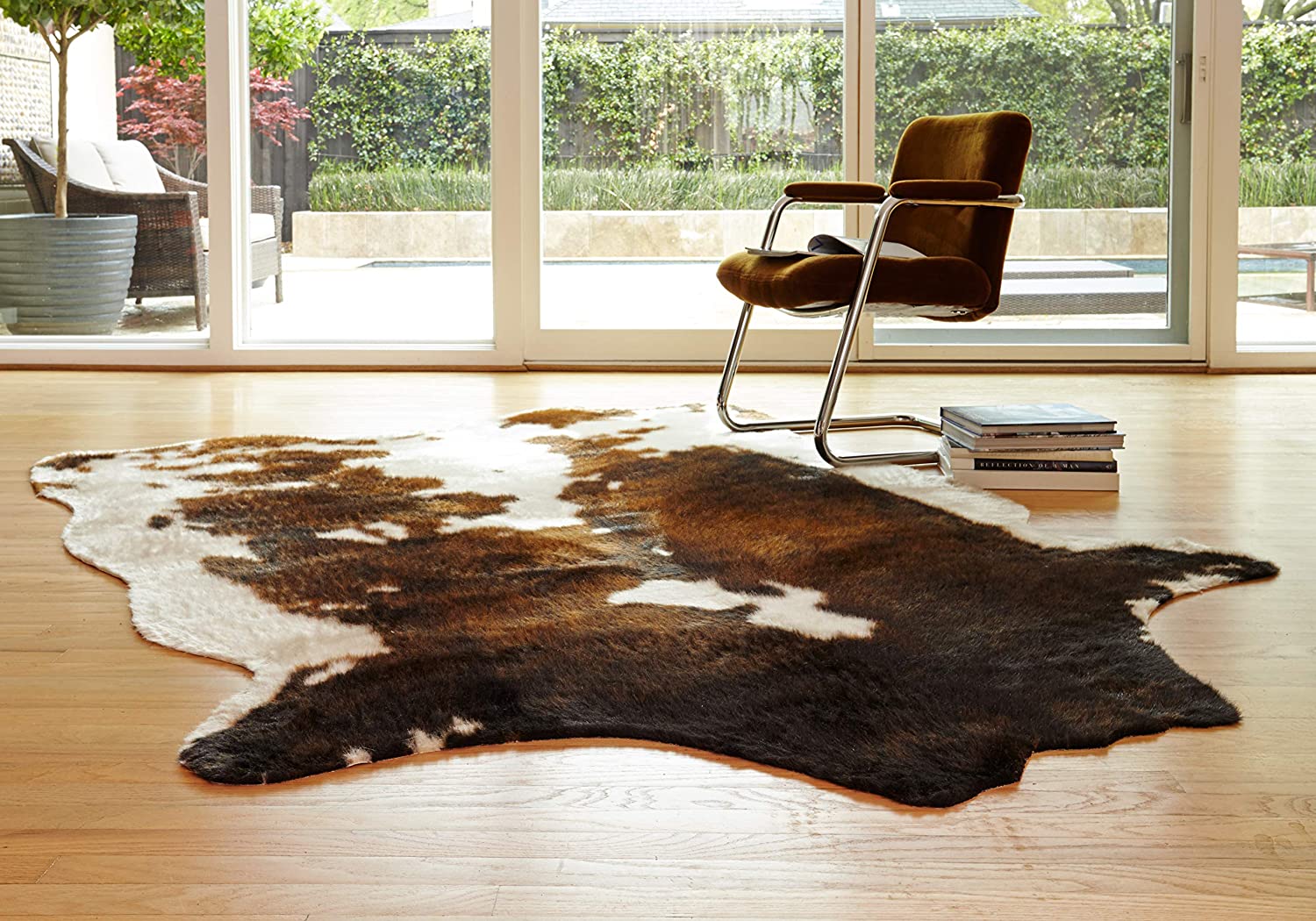 Loloi II GC-05 Grand Canyon Collection Faux Cowhide Area Rug