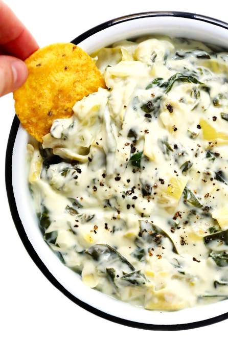 STYLECASTER | easy summer slow cooker recipes | slow cooker spinach and artichoke dip