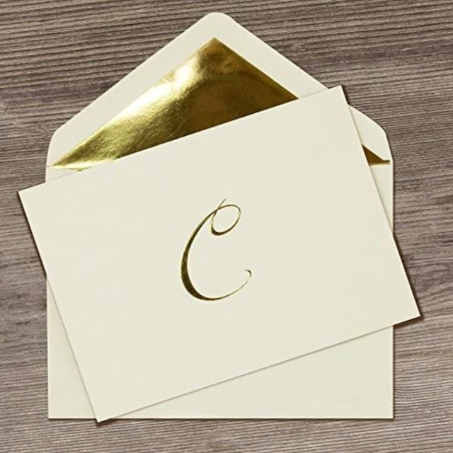 Designer Greetings Monogram Boxed Note Cards