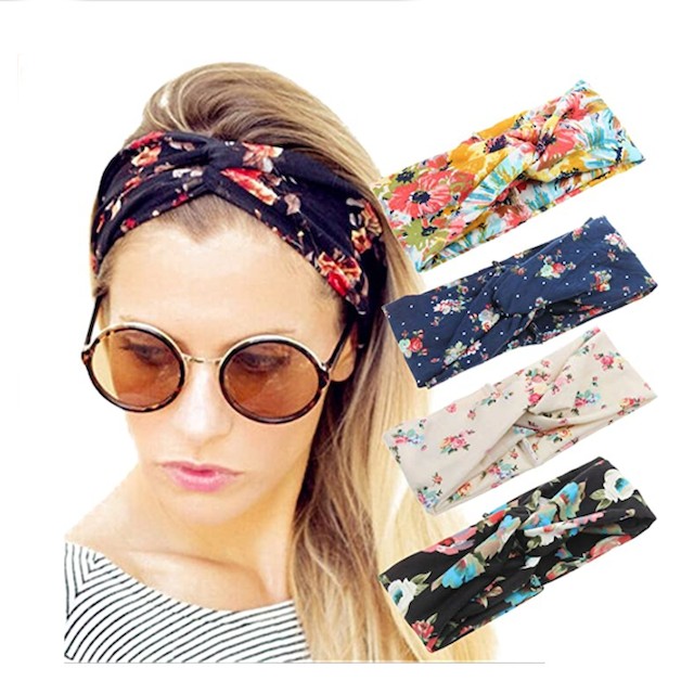 ELACUCOS 4 Pack Women Boho Headband