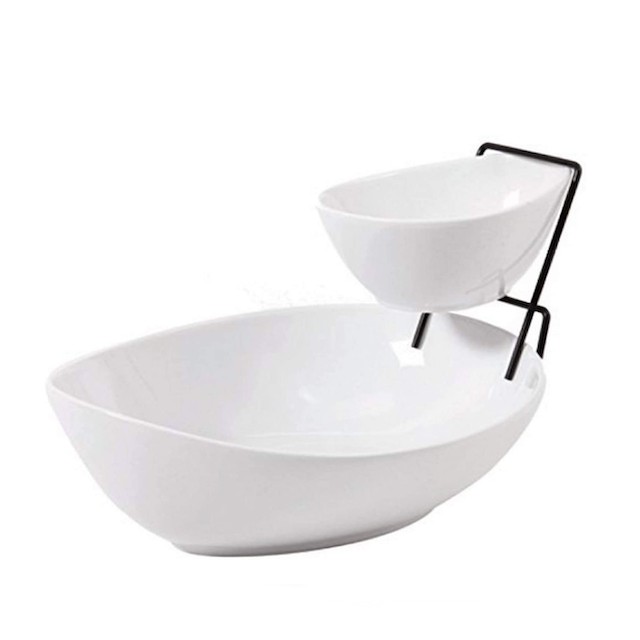 Gibson Overseas, Inc. Gracious Dining Chip & Dip Set Ware