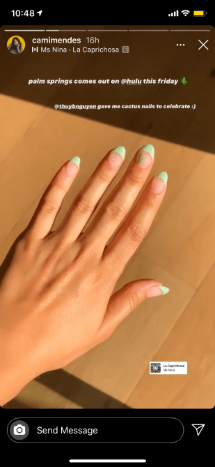 camila mendes nails