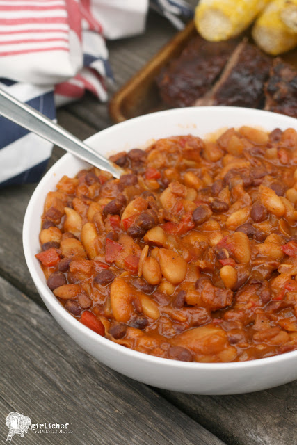 STYLECASTER | july 4th slow cooker recipes | baked beans