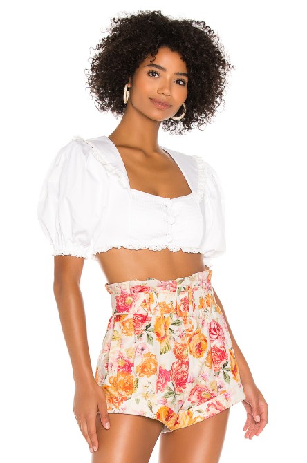 STYLECASTER | Hailey Bieber Crop Top