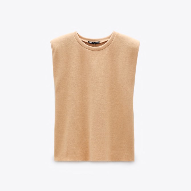 STYLECASTER | shoulder pad trend Zara 2020