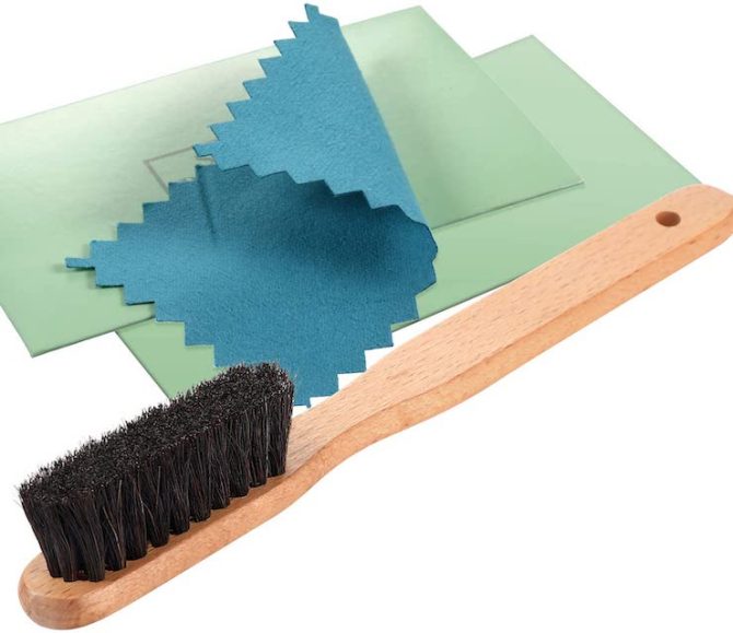 YoungJoy 3 Pcs Horsehair Silver Brush Detailing Set