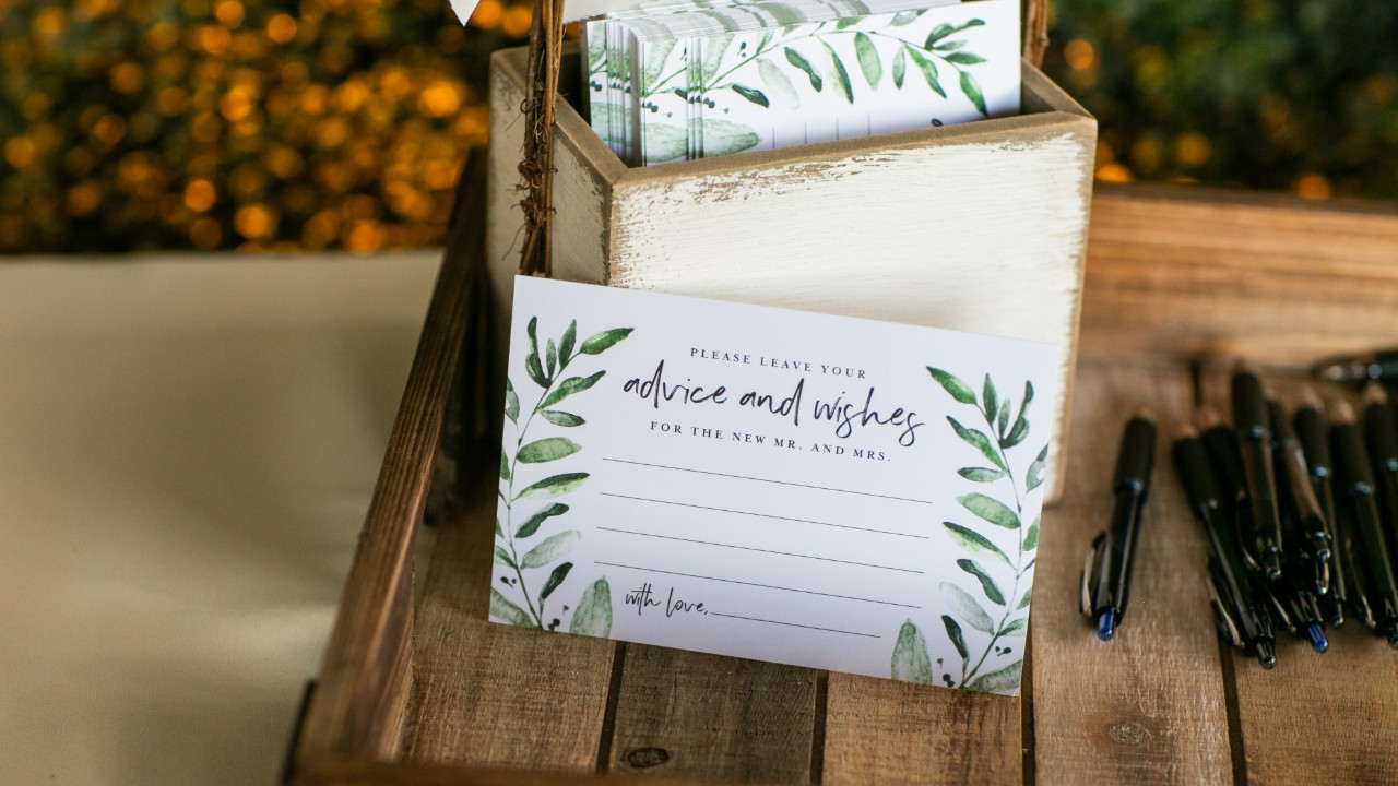 Best Wedding Advice Cards on Amazon