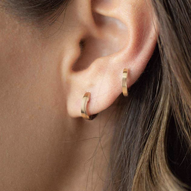 PAVOI 14K Gold Plated Cuff Earrings