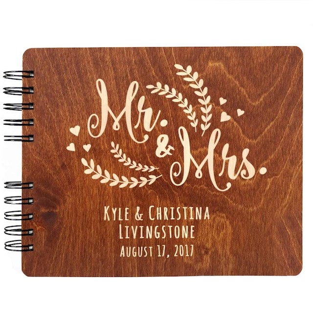 Personalized Wedding Guest Book