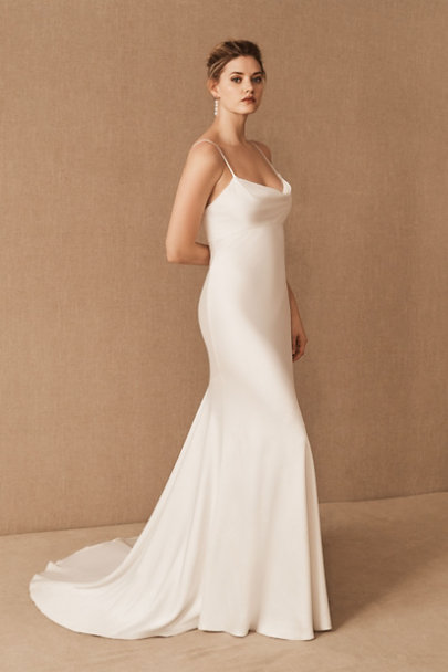 STYLECASTER | wedding dress trends 2021 | slip dress