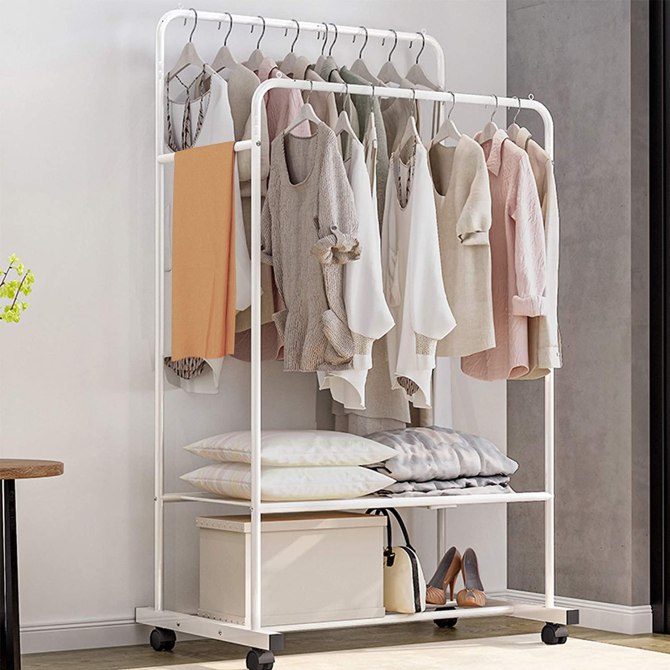 Untyo Clothes Rack with Wheels