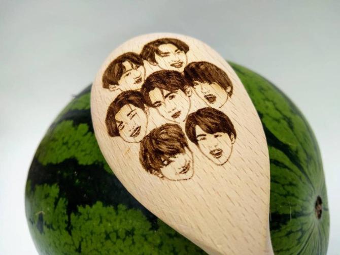 BTS Wooden Spoon