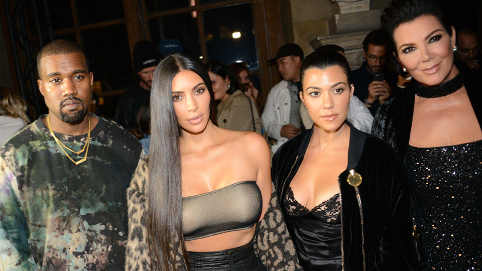 Kim Kardashian, Kanye West, Kourtney Kardashian, Kris Jenner