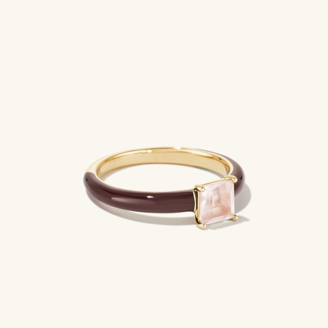 STYLECASTER | Mejuri Enamel Rings