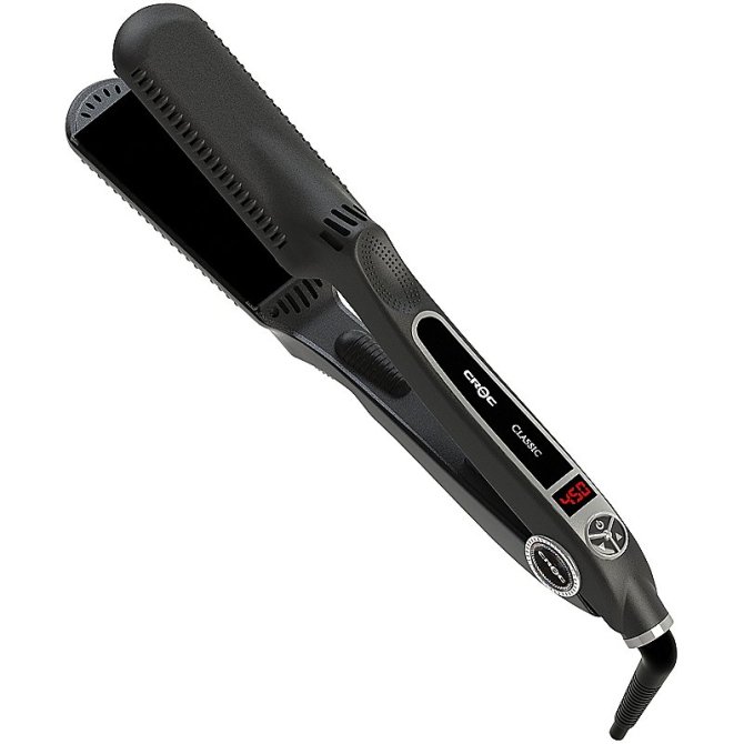 Croc Classic Black Titanium 1.5'' Flat Iron