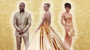 STYLECASTER | Oscars Gold Dress Trend