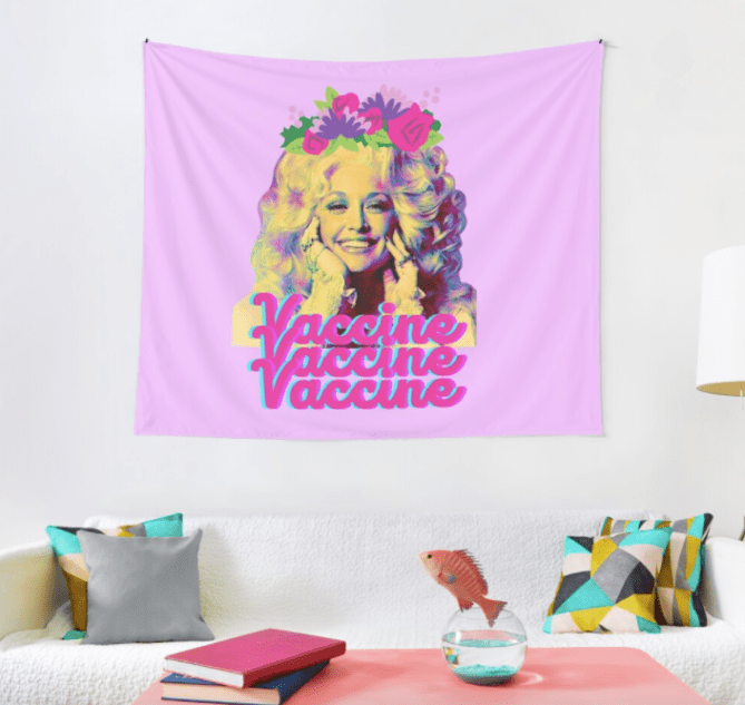 dolly parton vaccine