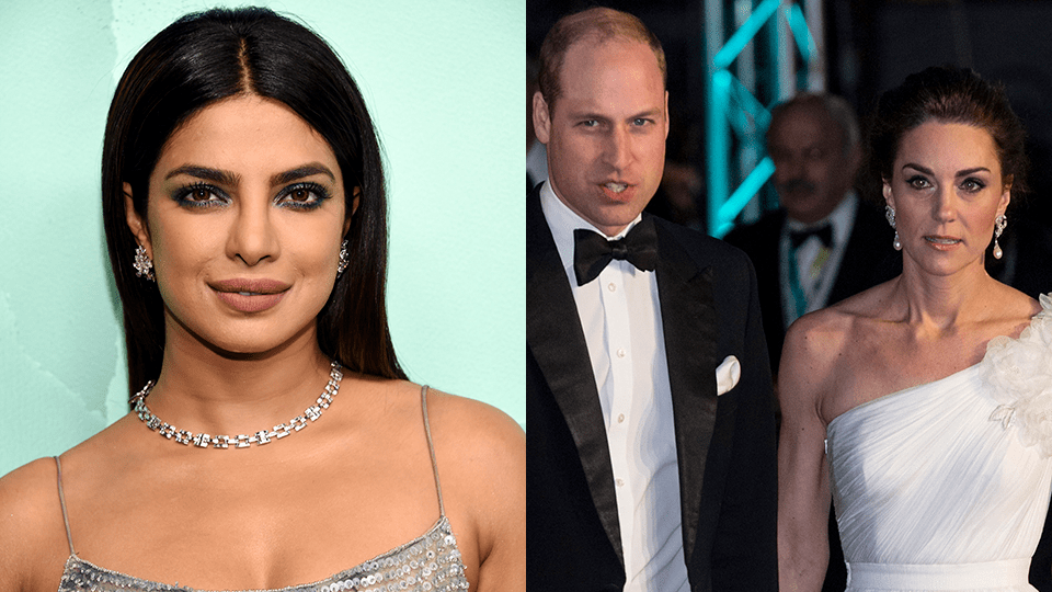 Priyanka Chopra, Kate Middleton, Prince William