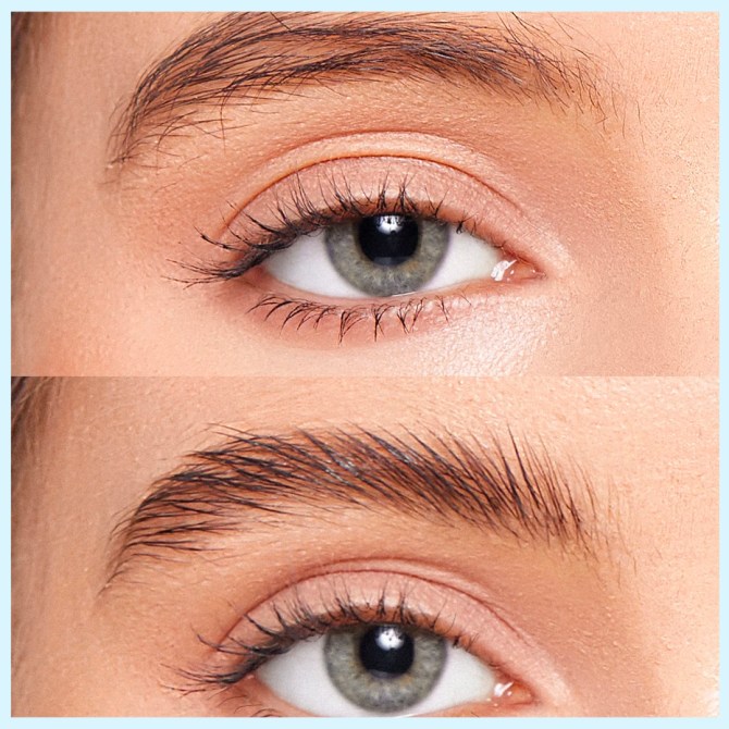 Laminated brows trend 