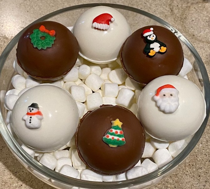 Christmas Hot Chocolate Bombs Etsy