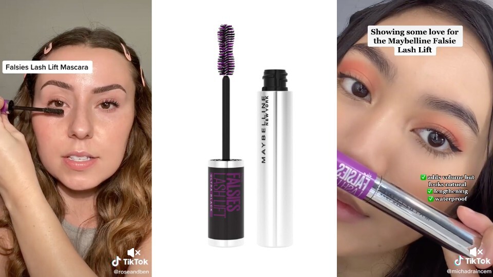Maybelline the Falsies Lash Lift Mascara on TikTok