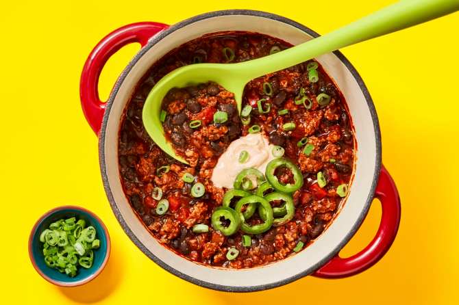 Longhorn Turkey & Black Bean Chili