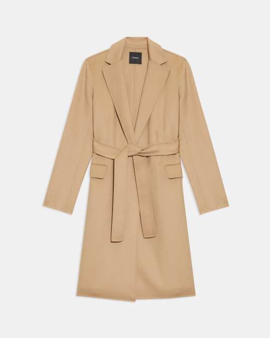 Theory Belted Coat in Double-Face Wool-Cashmere