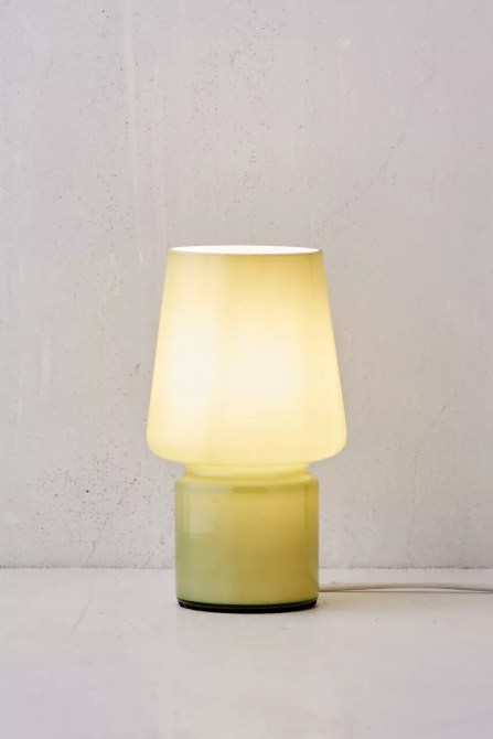 Urban Outfitters Little Glass Table Lamp