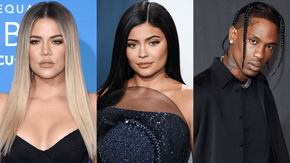 Khloe Kardashian, Kylie Jenner, Travis Scott