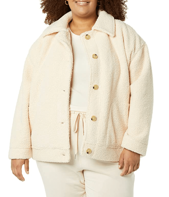 100% Recycled Polyester Sherpa Jacket