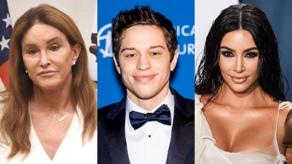 Caitlyn Jenner, Pete Davidson, Kim Kardashian