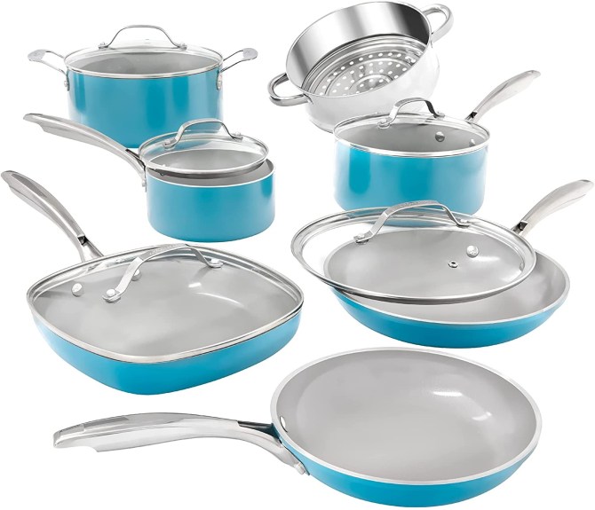 Gotham Steel Pots and Pans Set Amazon
