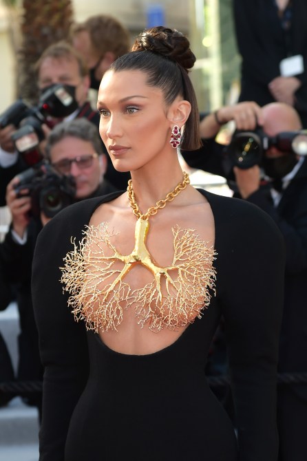 STYLECASTER | Bella Hadid Cannes Film Festival Dress