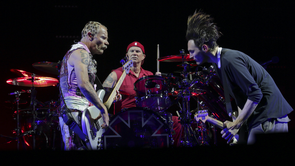 Flea, Chad Smith, Josh Klinghoffer of Red Hot Chili Peppers