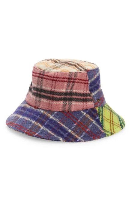 Lele Sadoughi Patchwork Flannel Bucket Hat Nordstrom