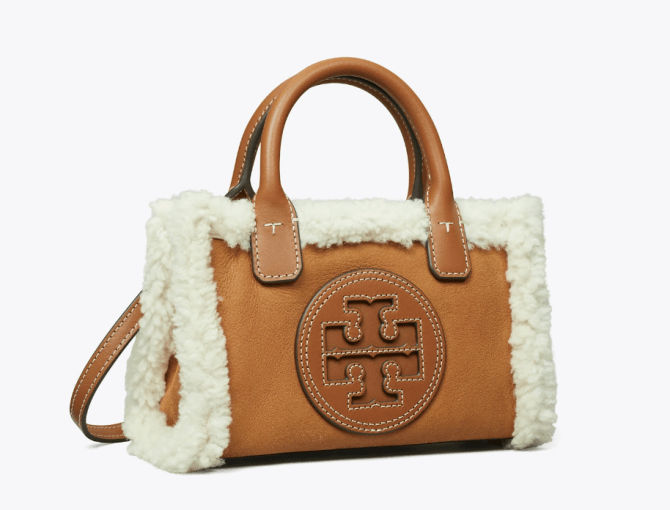 Mini Ella Shearling Tote