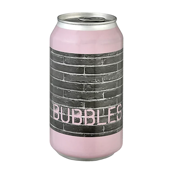 A can of sparkling rose wine