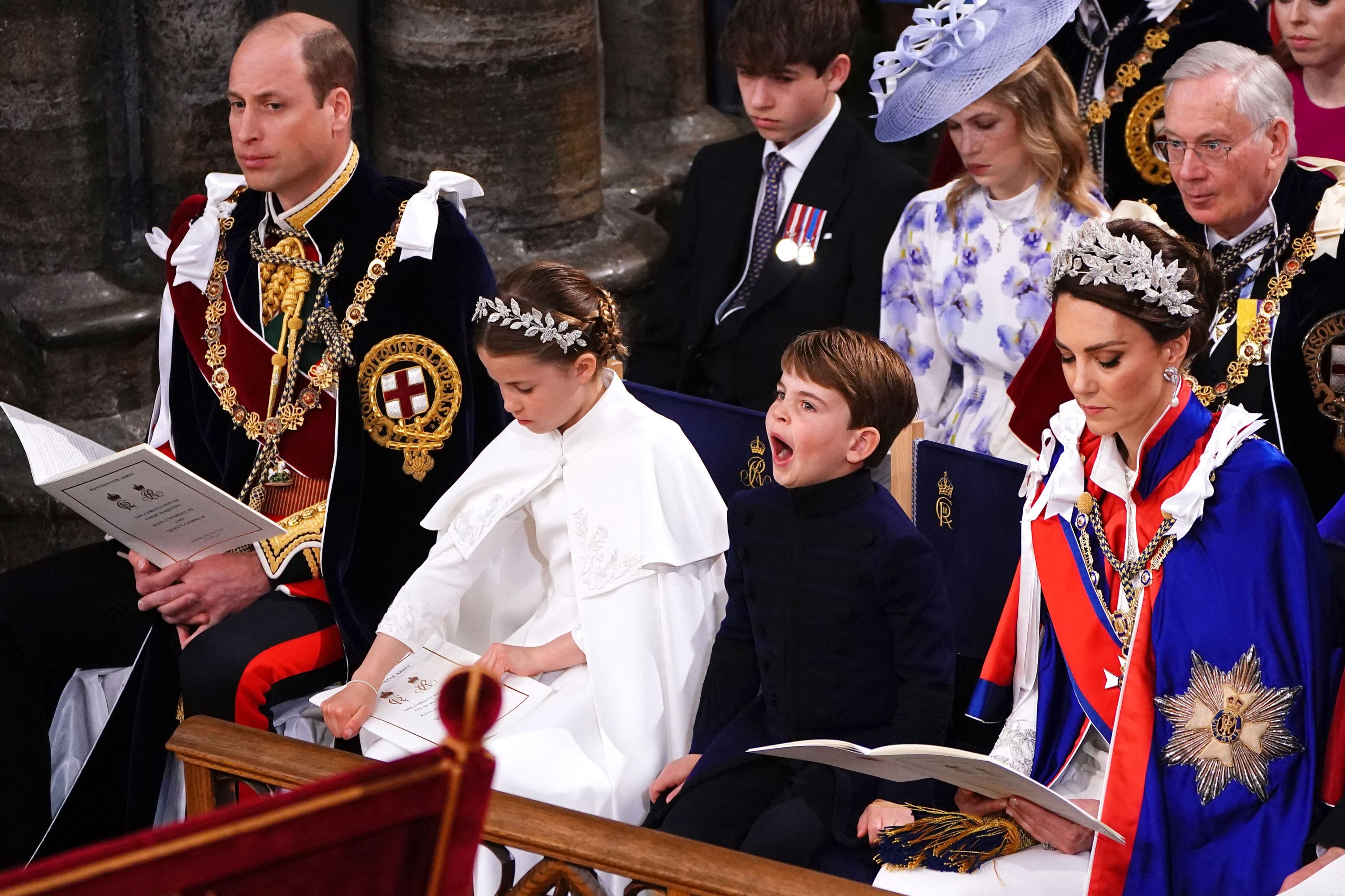 The royal kids at King Charles' coronation