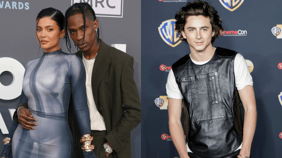 kylie jenner, travis scott, timothee chalamet