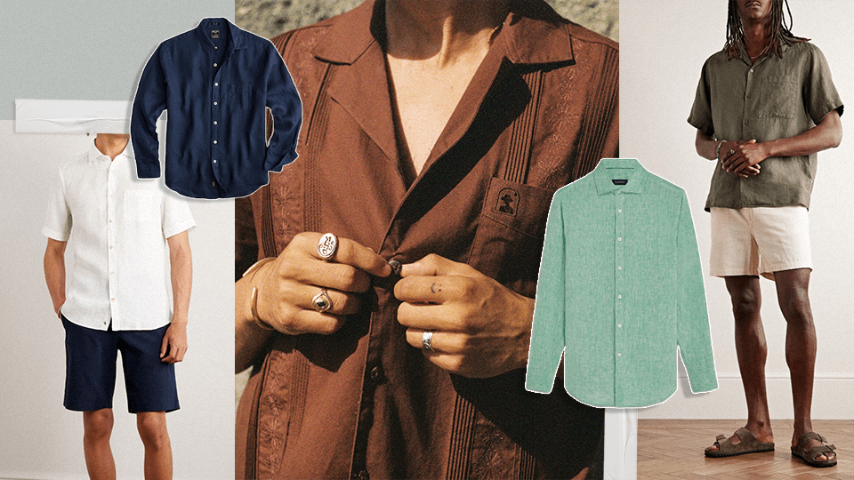 the best men's linen shirts