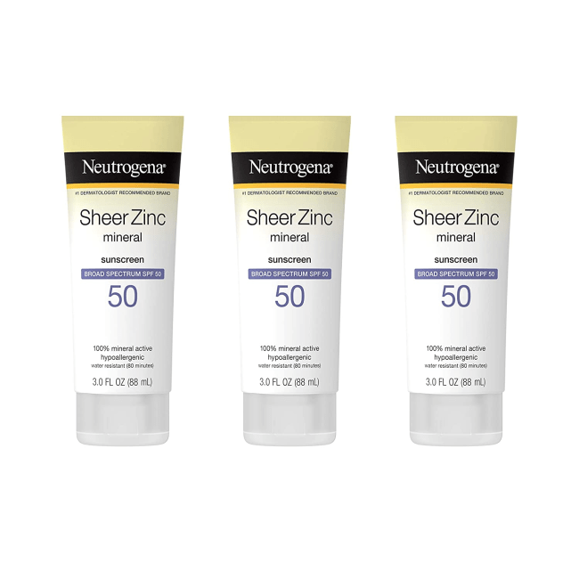 Neutrogena Sheer Zinc Mineral Sunscren